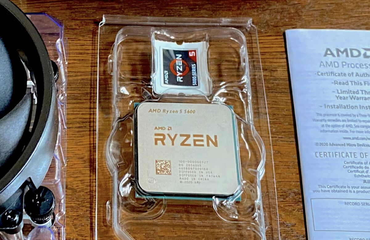 AMD Ryzen 何気ない 5 5600G CPU 2020年製