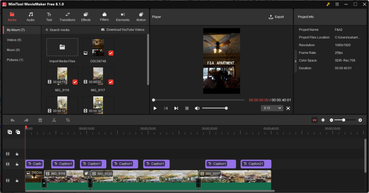 MiniTool MovieMaker